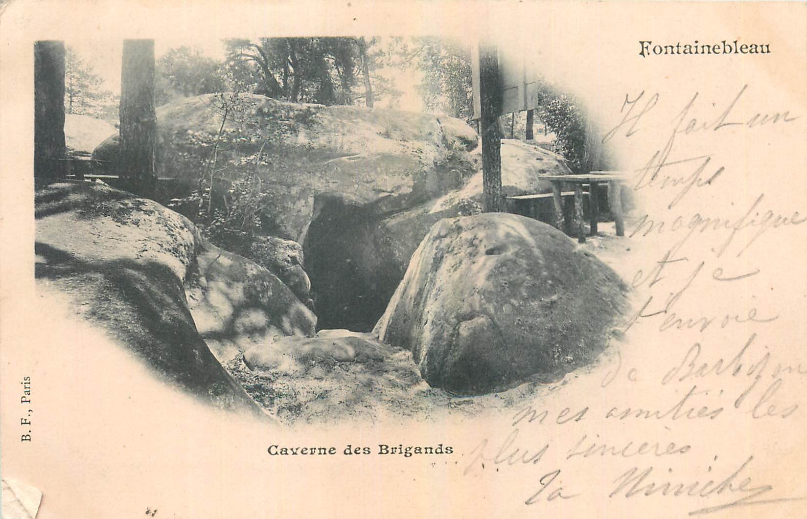 CPA Fontainebleau Caverne des Brigands 