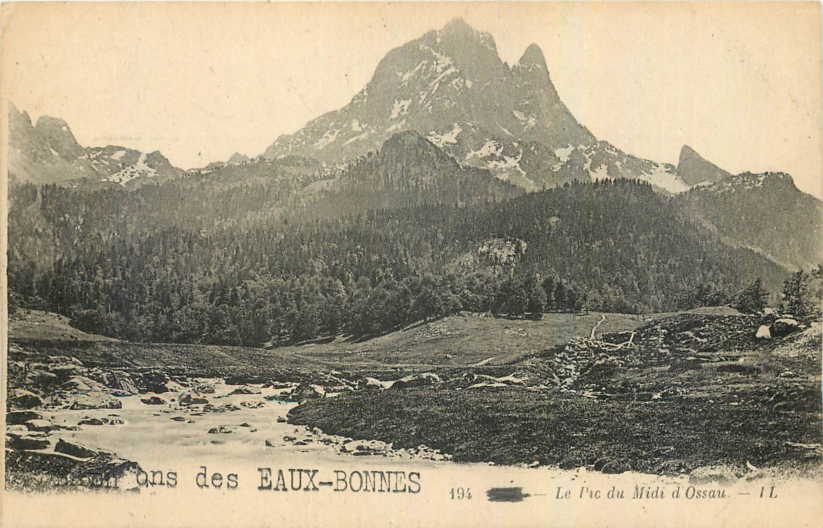 CPA Eaux Bonnes Le Pic du Misi d'Ossau 