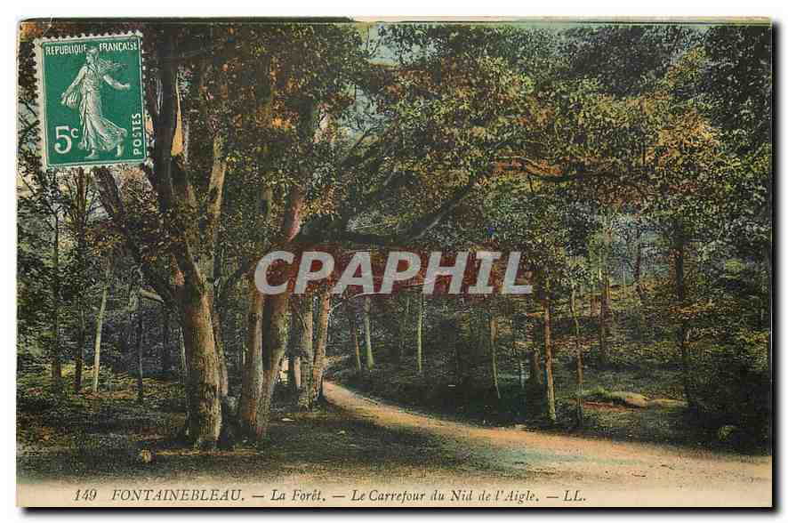 Fontainebleau — Die Forêt — Der Carrefour du Nid de l'Aigle — LL. — n°149