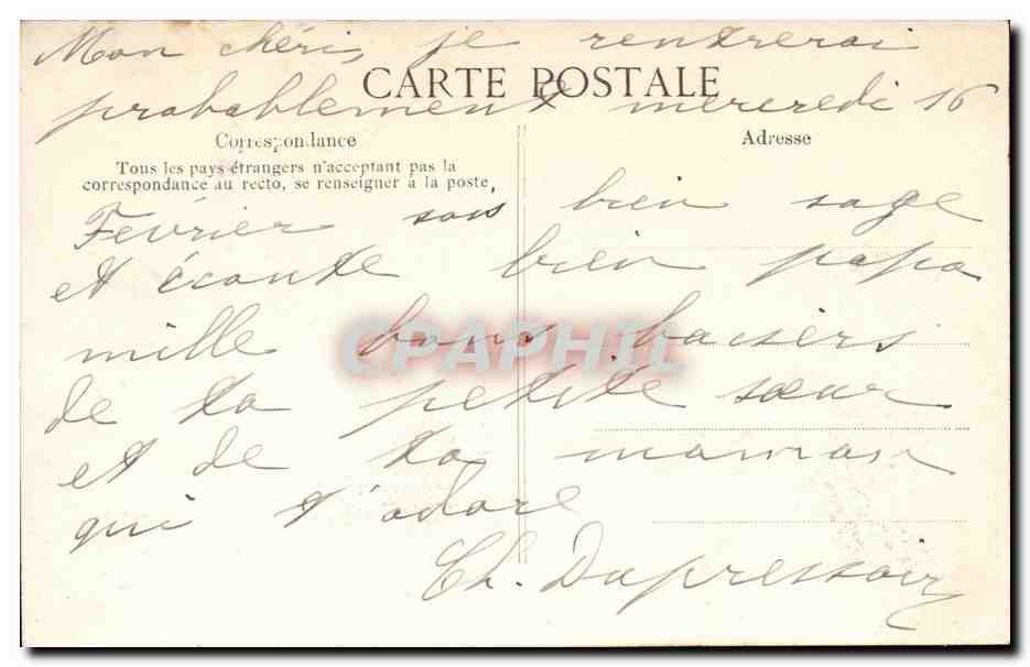 CPA Crue de la Seine Paris Notre Dame et les quais vus de la Morgue — Rückseite