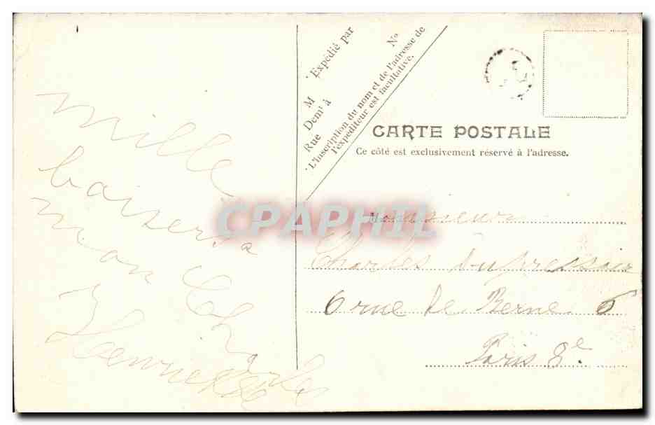 Fantaisie CPA Sur la plage (enfants) — Rückseite