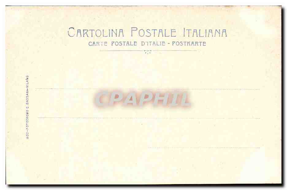 Italie Italia Genova CPA Ristorante Righi al Gastellaccio — Rückseite