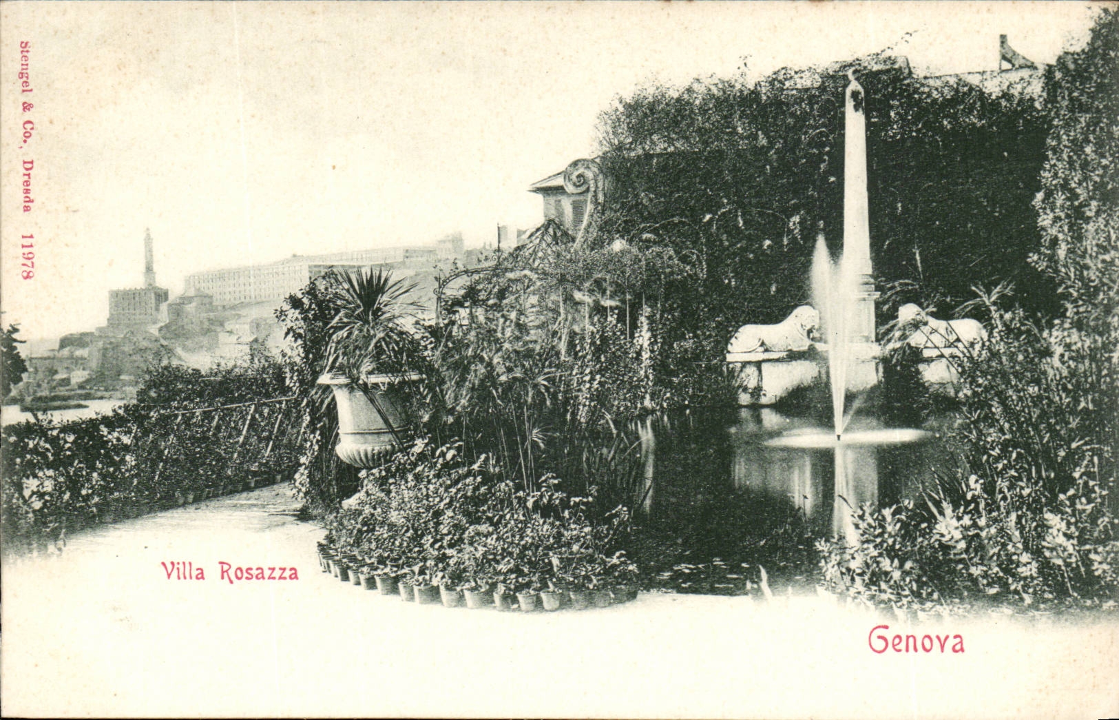 Italie Italia Genova CPA Villa Rosazza