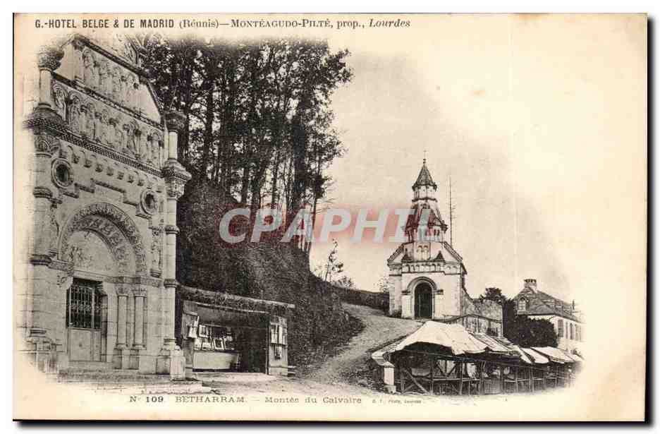 Betharram CPA Montee du calvaire 