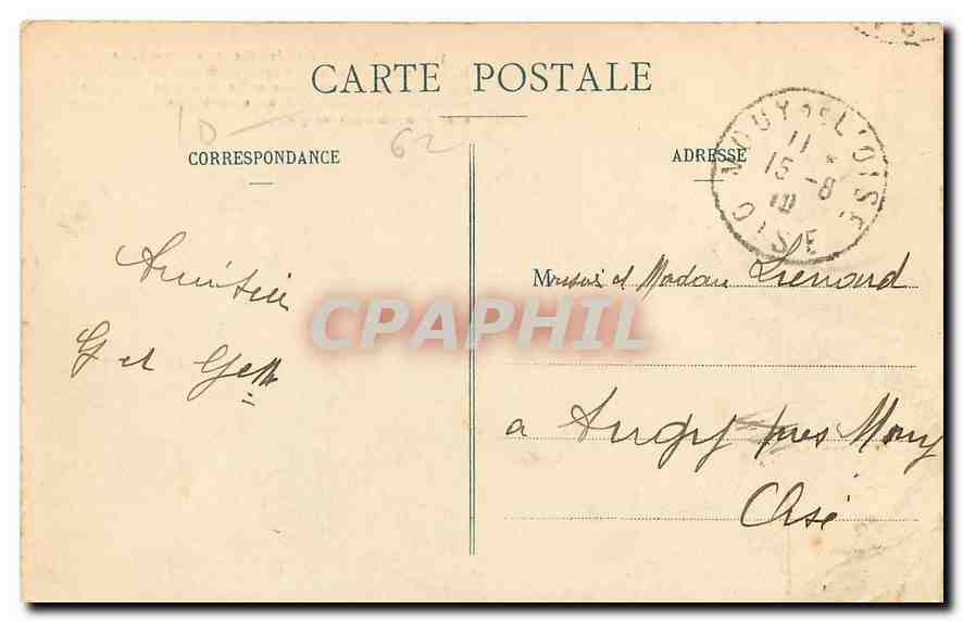 CPA Arras L'Hotel de Ville et la Petite Place  — Rückseite
