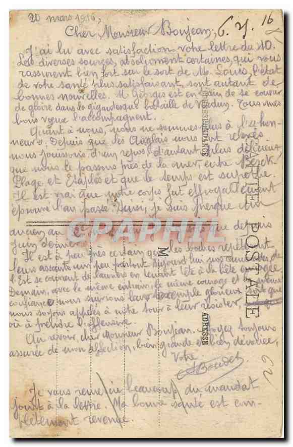 CPA La Grande Guerre 1914-15 Arras bombarde Vestiges d'une rue  — Back
