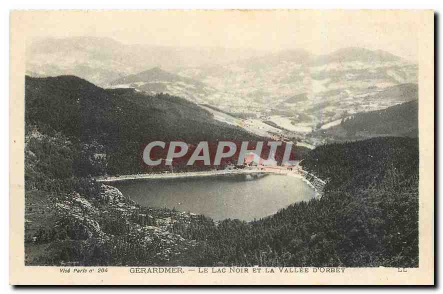 CPA Gerardmer Le Lac Noir et la Vallee d'Orbey 
