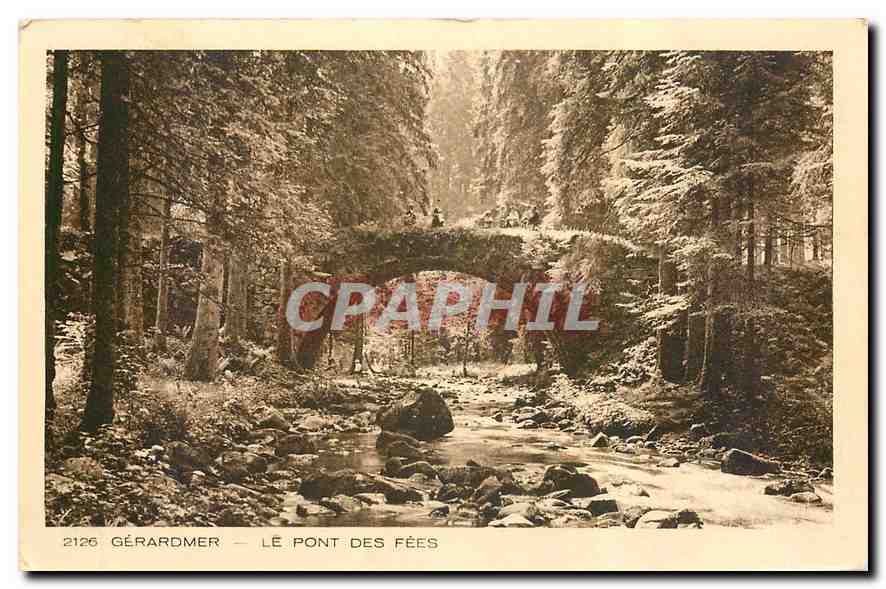 CPA Gerardmer le Pont des Fees 
