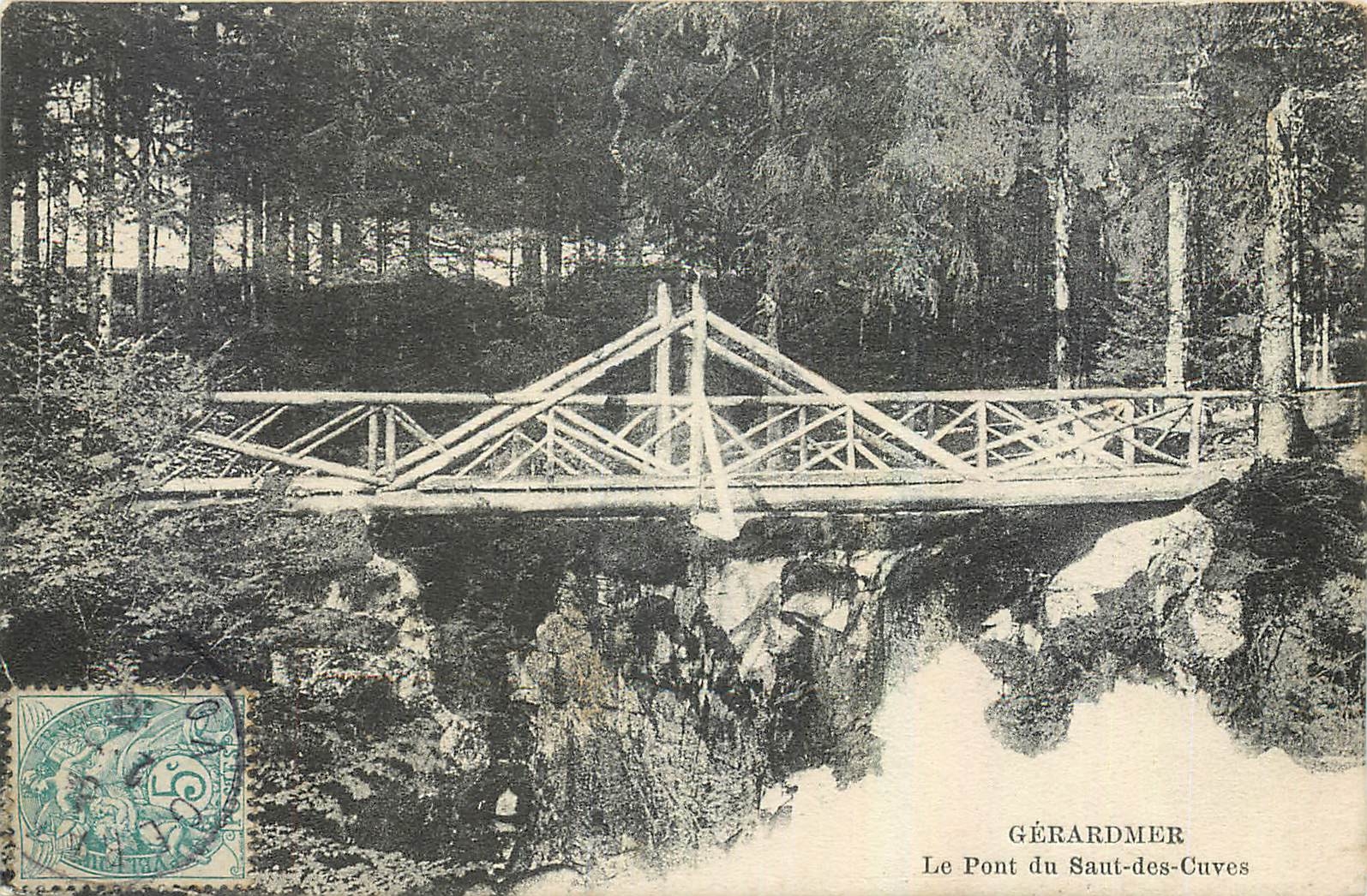 CPA Gerardmer Le Pont du Saut des Cuves 