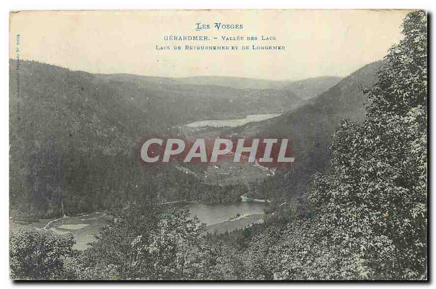 CPA Les Vosges Gerardmer Vallee des Lacs Lacs de Retournemer et de Longemer 