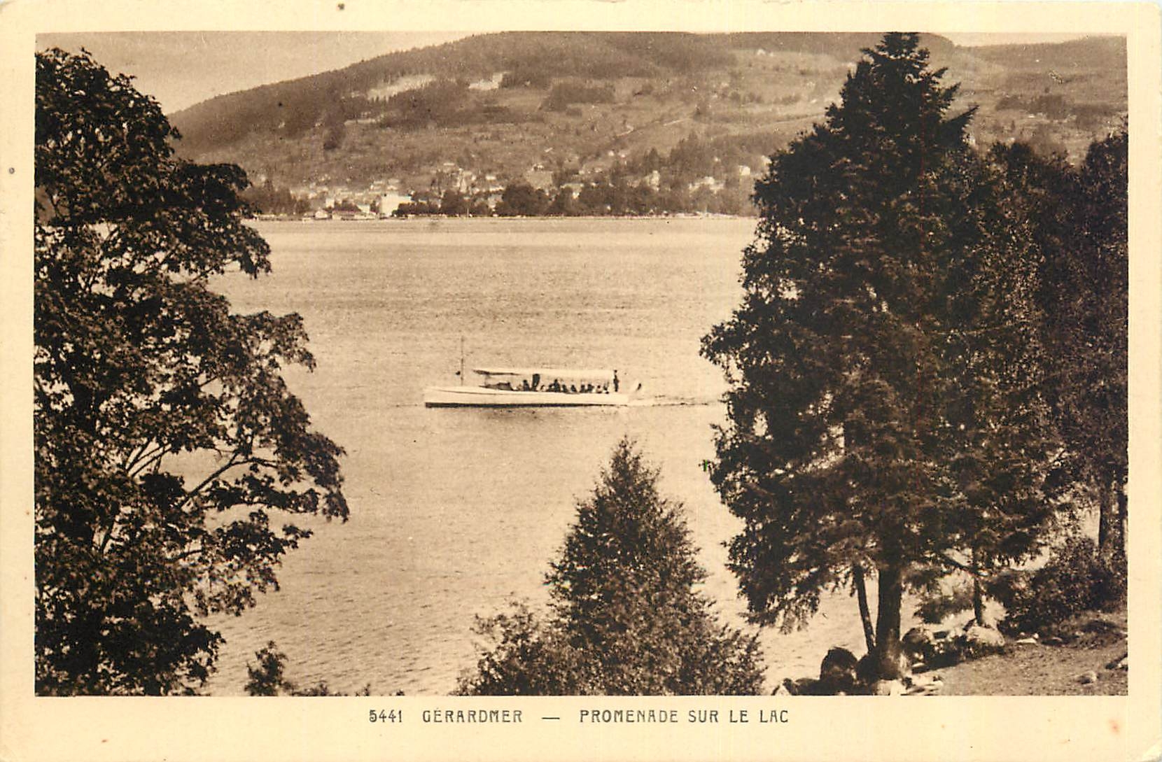 CPA Gerardmer Promenade sur le Lac 