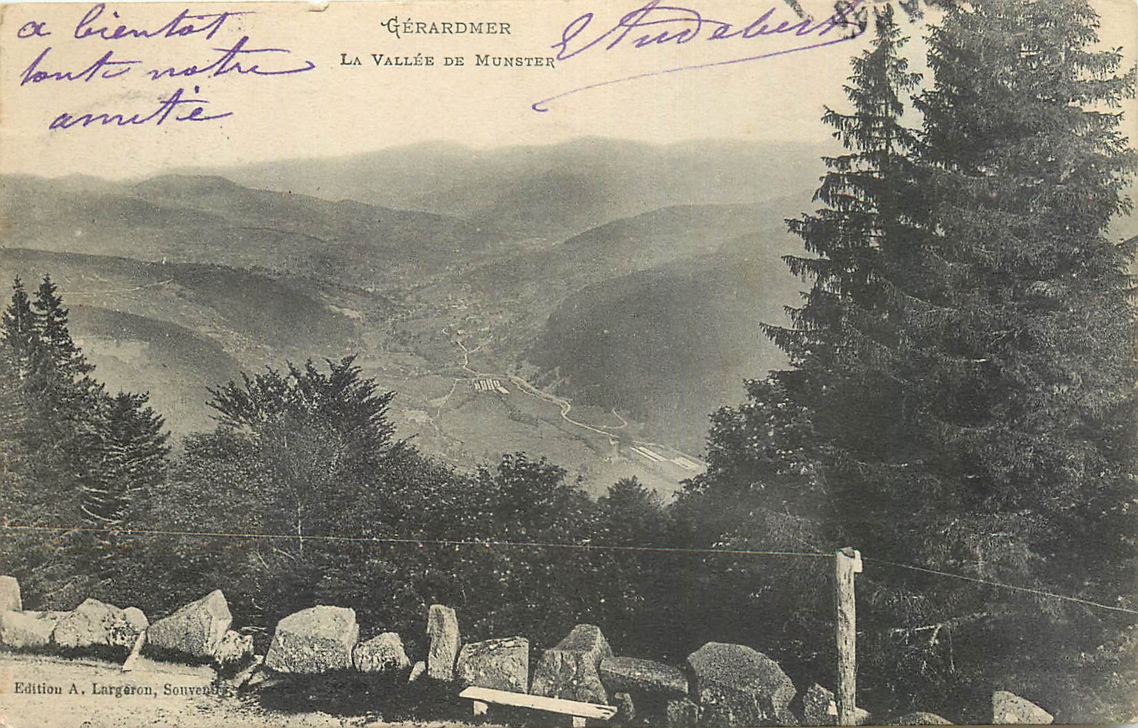CPA Gerardmer La Vallee de Munster 