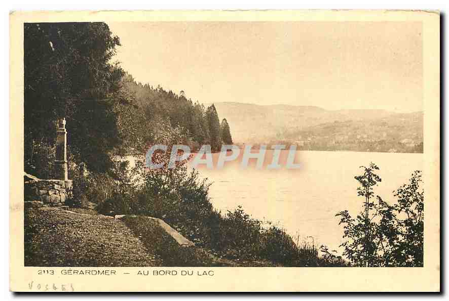 CPA Gerardmer au Bord du Lac 