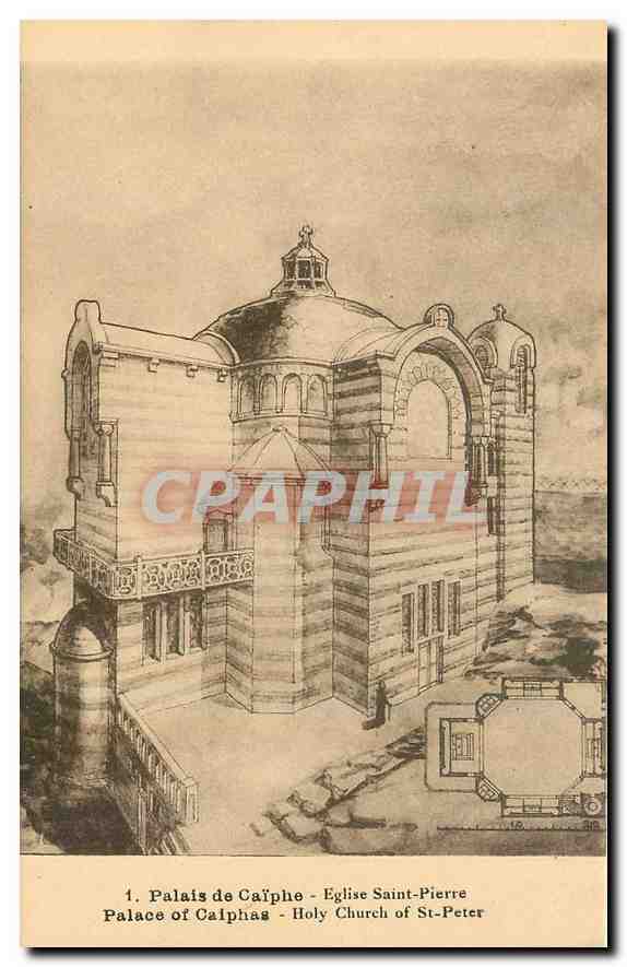CPA Palais de Caiphe Eglise Saint Pierre 