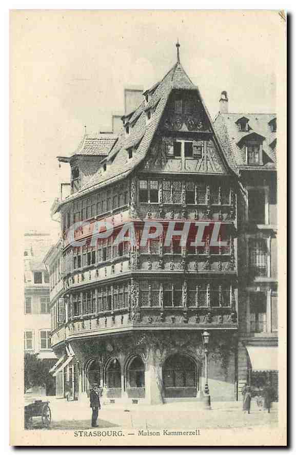CPA Strasbourg Maison Kammerzell 