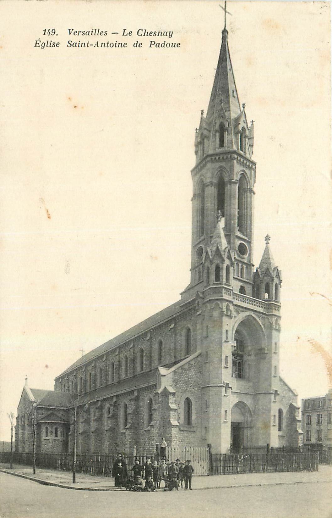 CPA Versailles Le Chesnay Eglise Saint Antoine de Padoue 