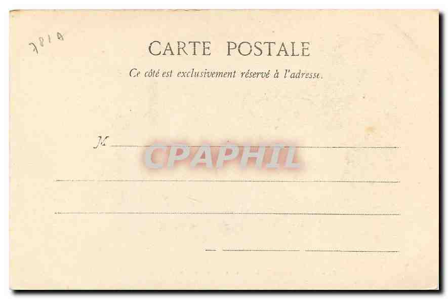 CPA Versailles La Galerie des Glaces  — Rückseite