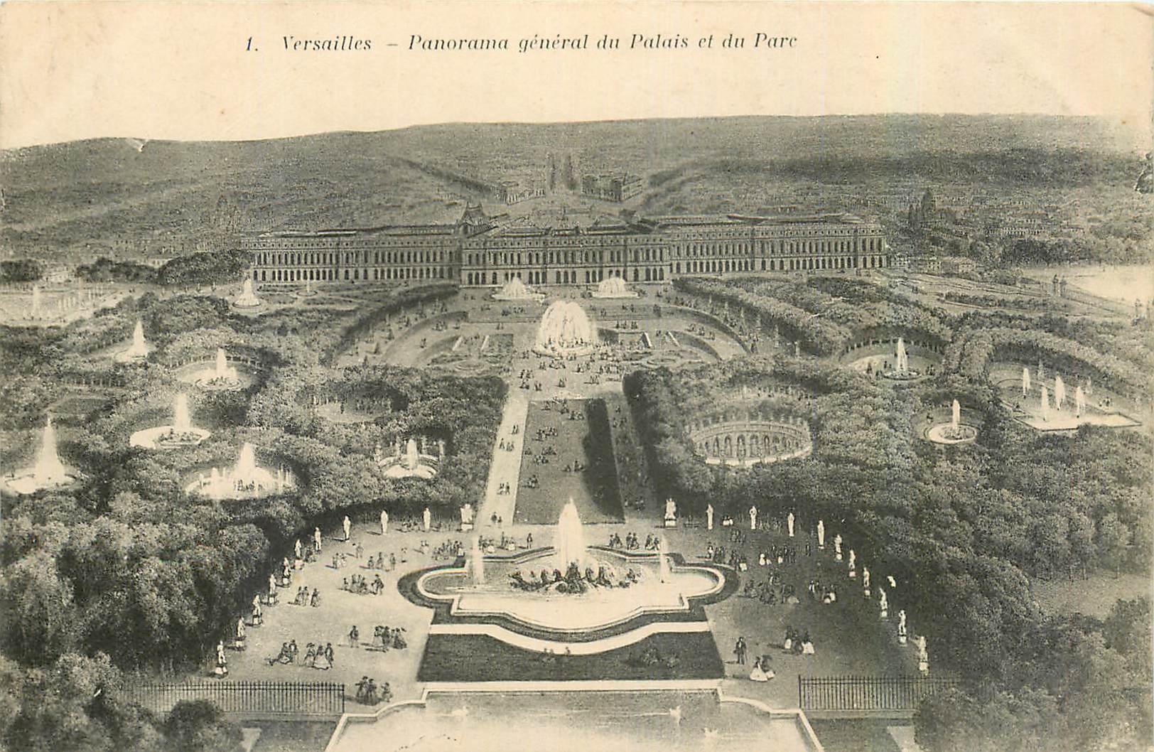Versailles — Panorama général du Palais et du Parc — ÉDIA PARIS-VERSAIILLES