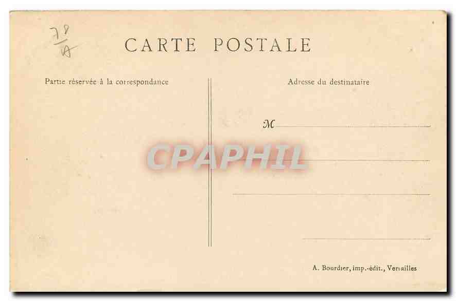 Versailles — Parc du Petit Trianon — La Laiterie — Verso