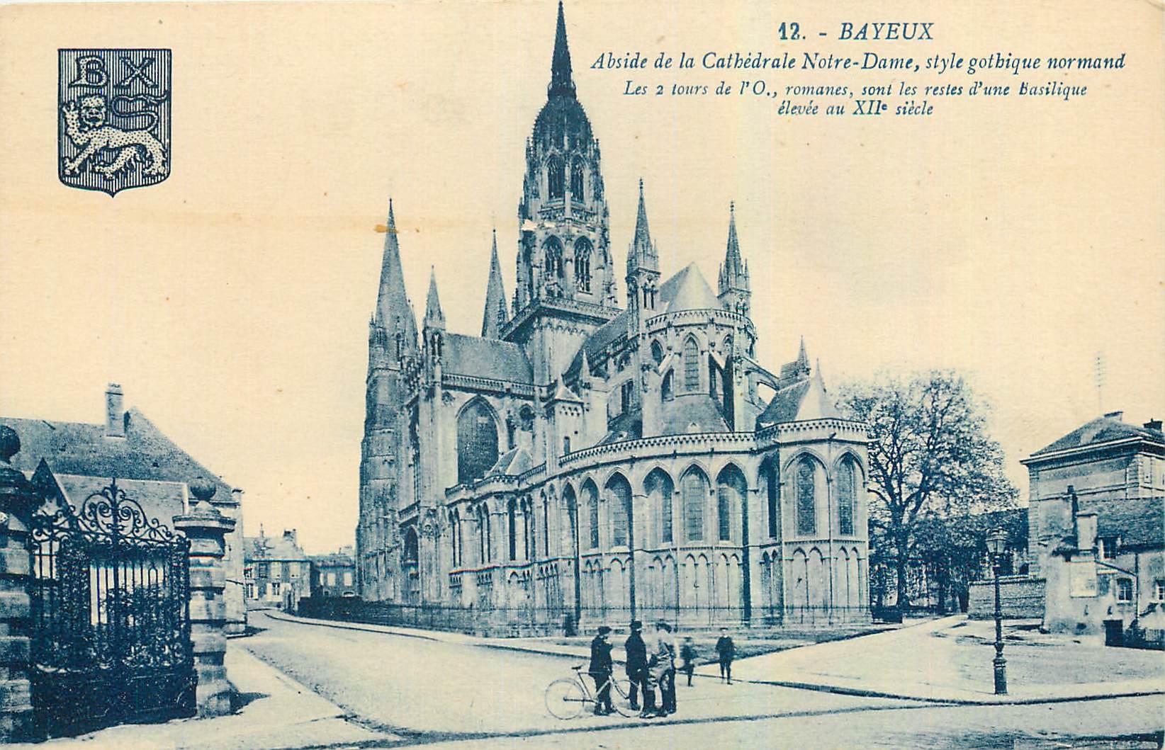 CPA Bayeux Abside de la Cathedrale Notre Dame style gothique normand 