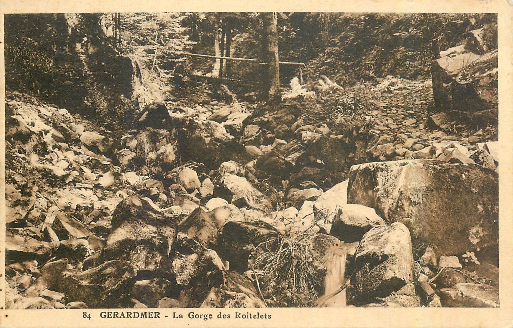 CPA Gerardmer La Gorge des Roitelets 