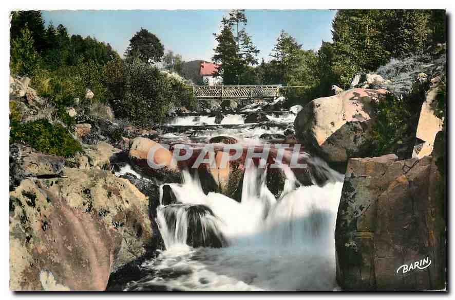 CPM Gerardmer Station Climatique Le Saut des Cuves et le Pont d'Amour 