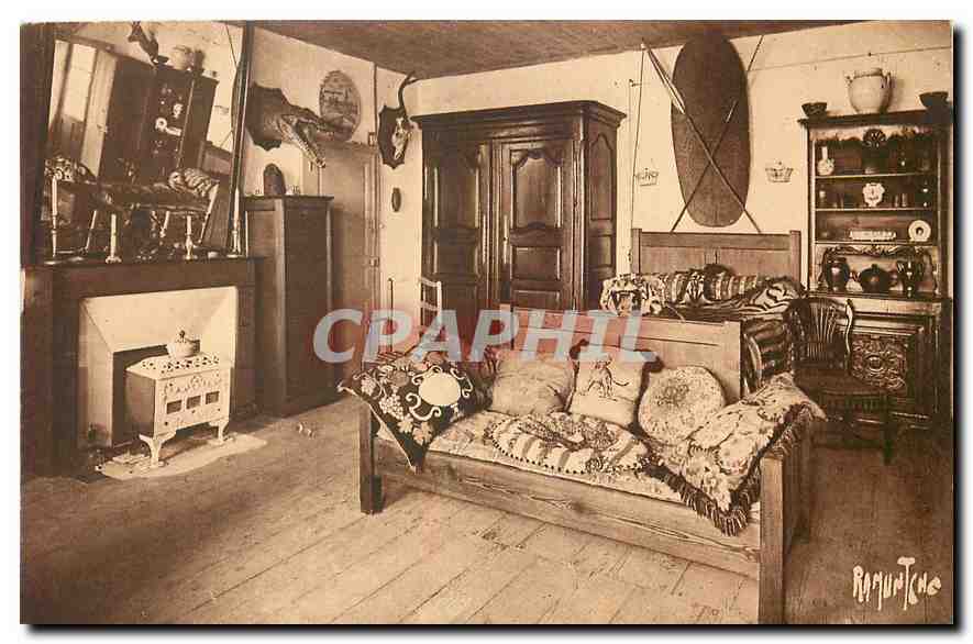CPA Bel Esbat St Vincent de Jard Vendee Chambre a coucher du President Georges Clemenceau 