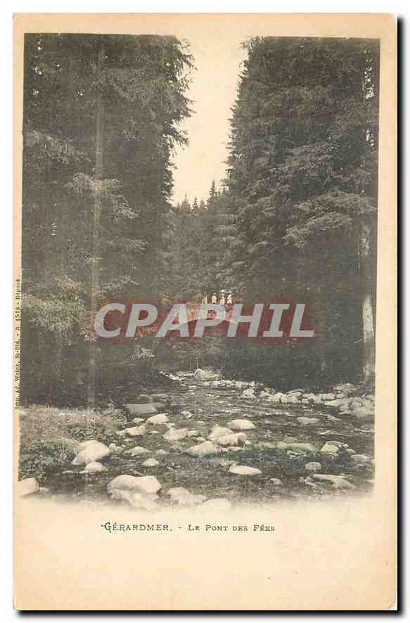 CPA Gerardmer Le Pont des Fees 