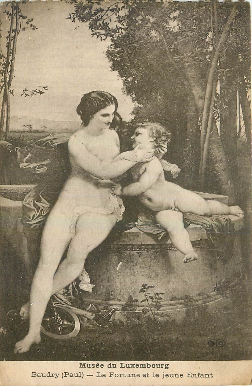 CPA Musee du Luxembourg Baudry Paul La Fortune et la Jeune Enfant 