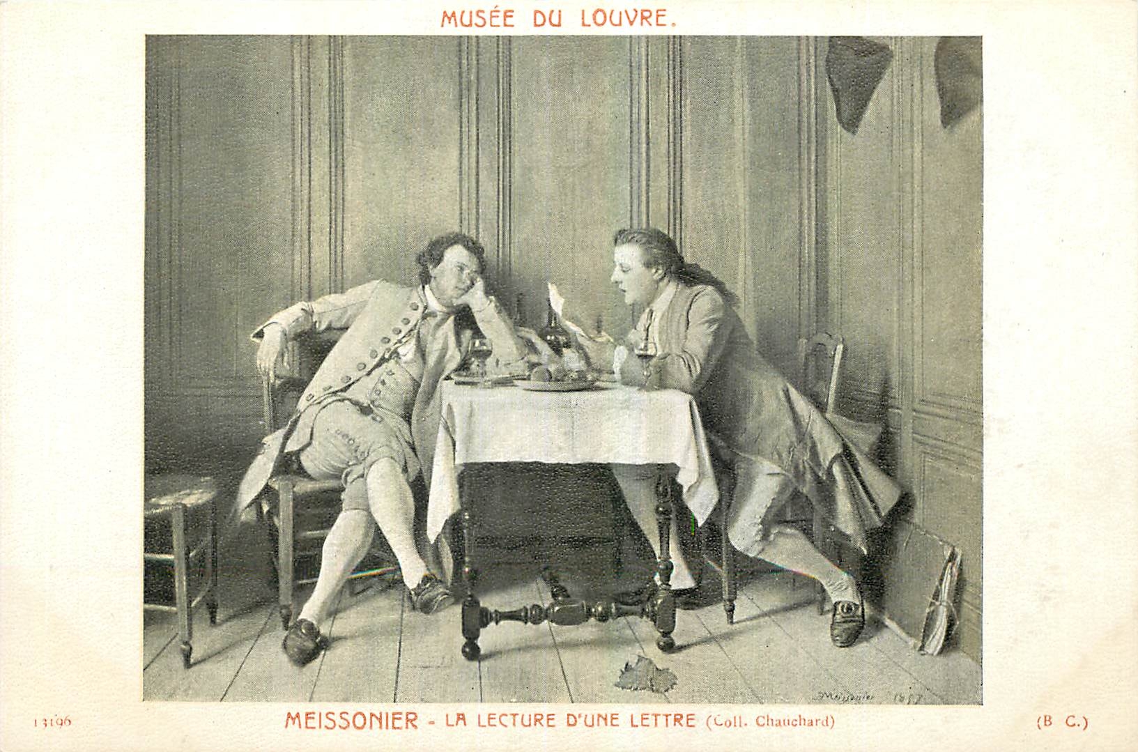 CPA Musee du Louvre Meissonier La Lecture d'une Lettre 
