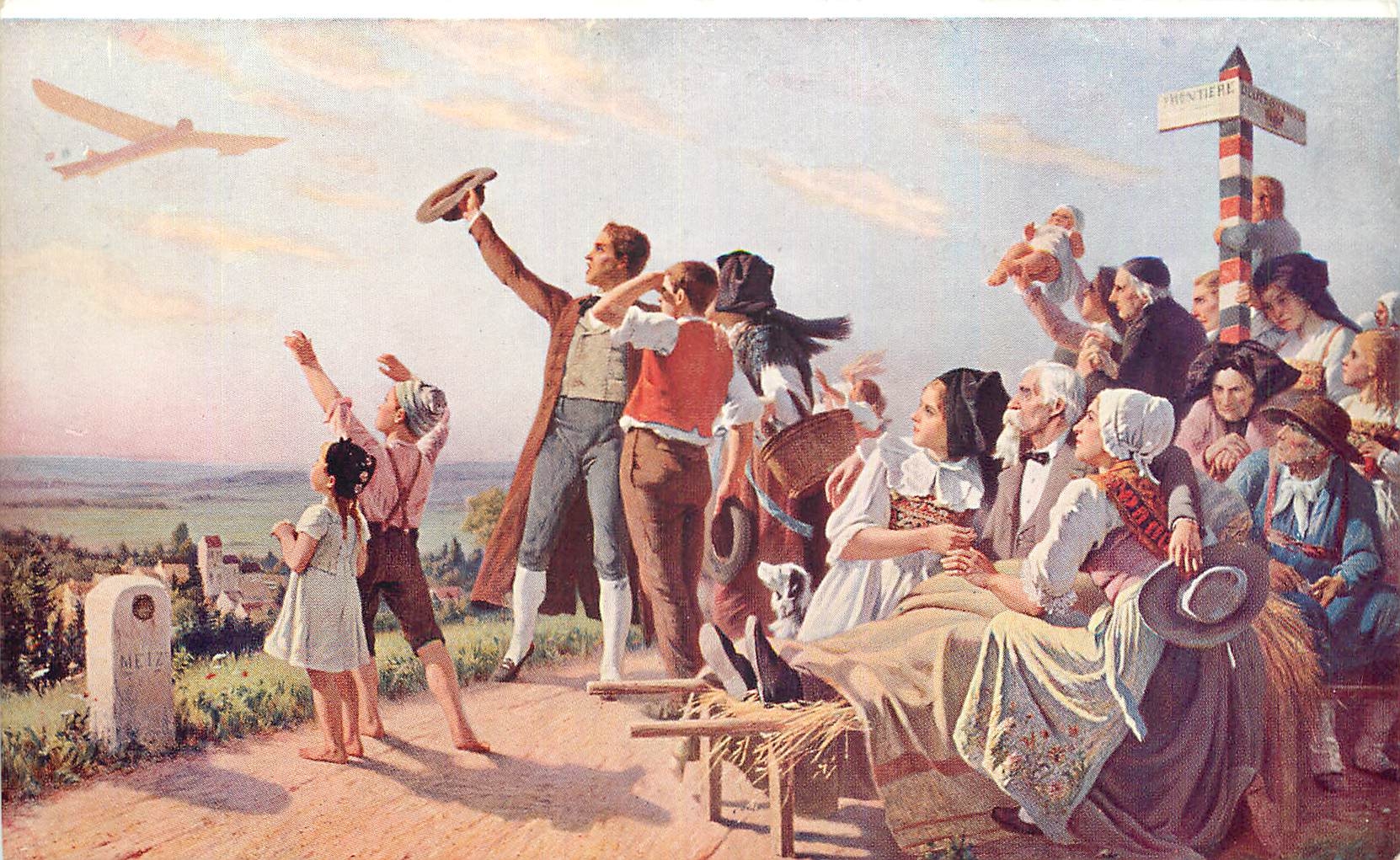 Fête à Neitz — Spectacle aérien — Albert Bettannier, Salon de 1912