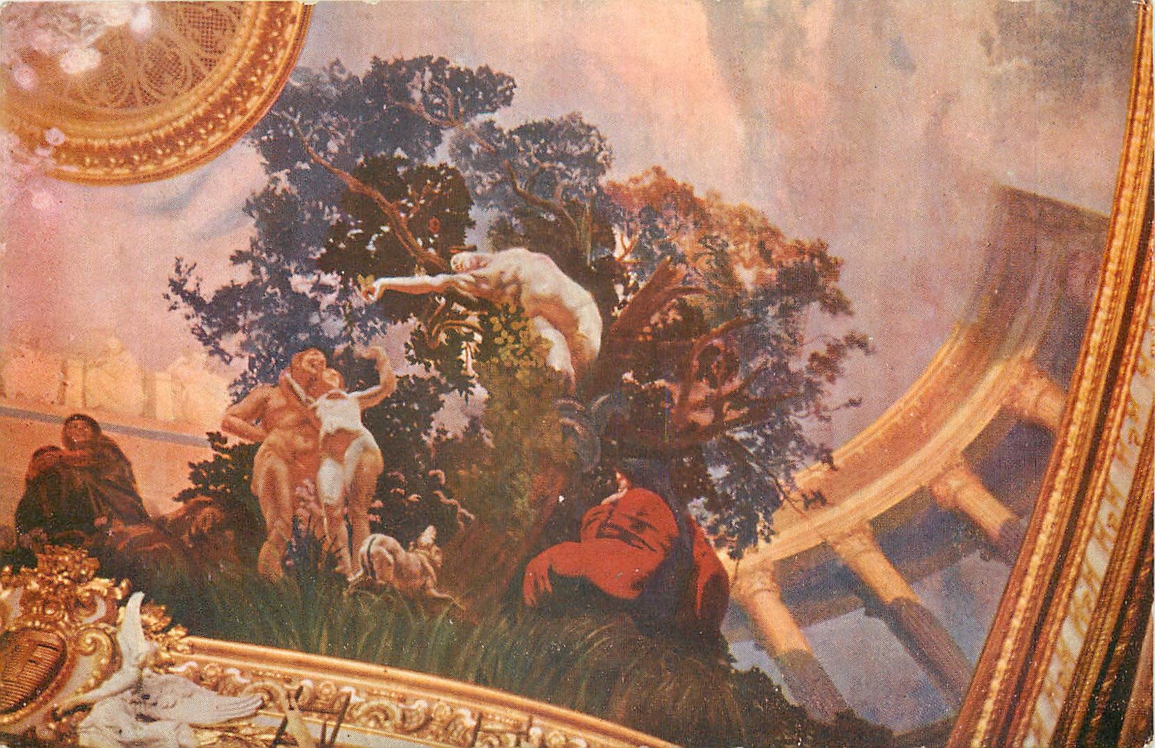 CPA Fragment du Plafond de la Comedie Francaise Albert Besnard 