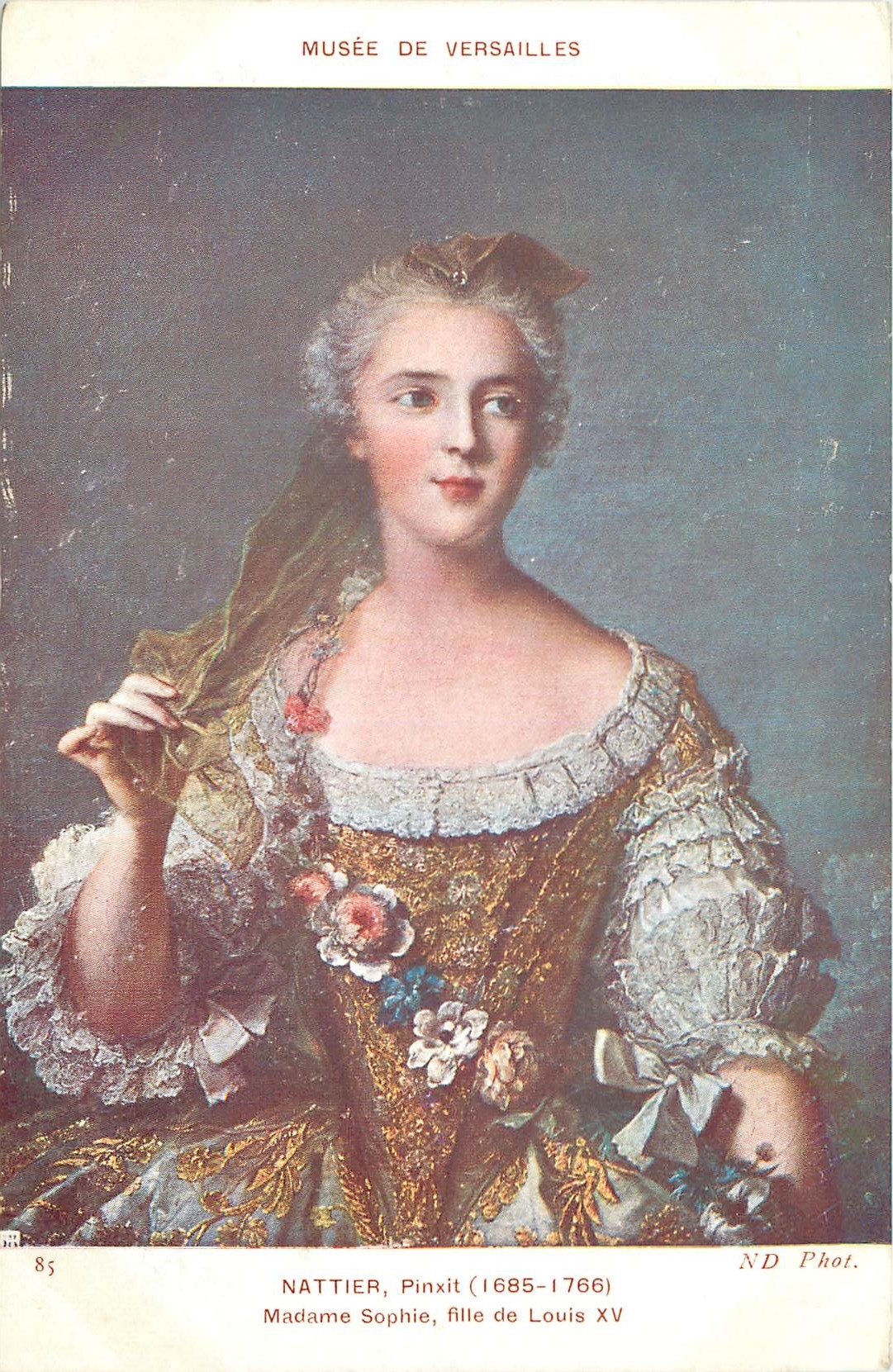 CPA Musee de Versailles Nattier Pinxit Madame Sophie fille de Louis XV 