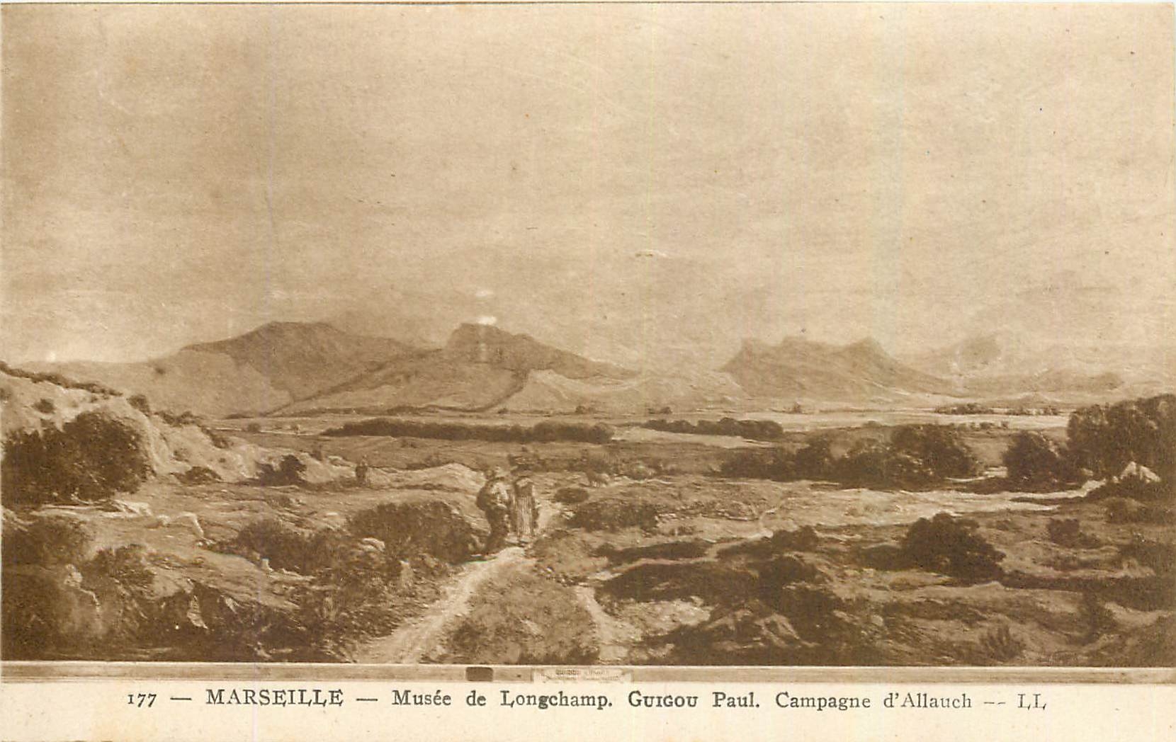 CPA Marseille Musee de Longchamp Guigou Paul Campagne d'Allauch 