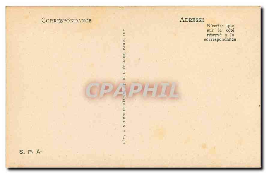 CPA Marseille Musee de Longchamp Gervais Les Saints Maries  — Verso