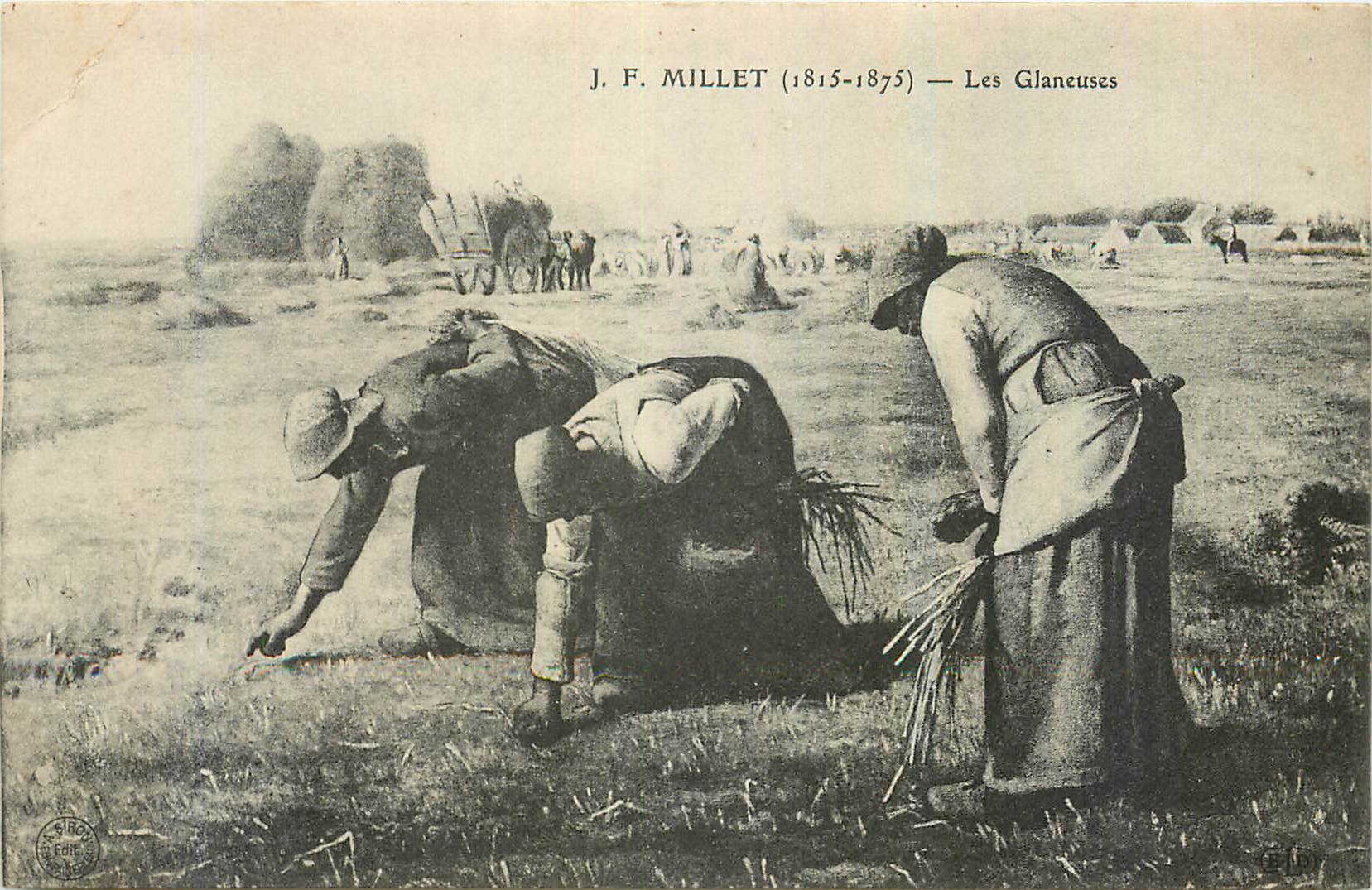 CPA J F Millet Les Glaneuses 