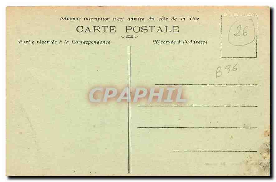CPA Donzere Drome Le Pont du Robinet  — Rückseite