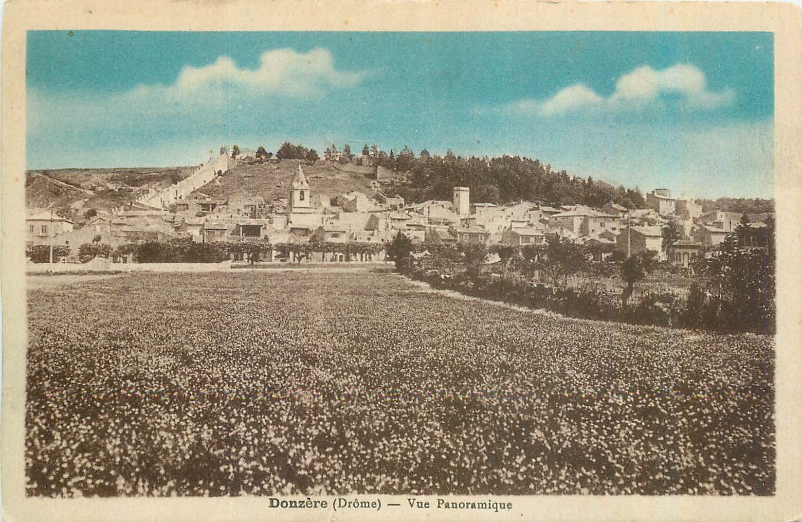 CPA Donzere Drome Vue panoramique 