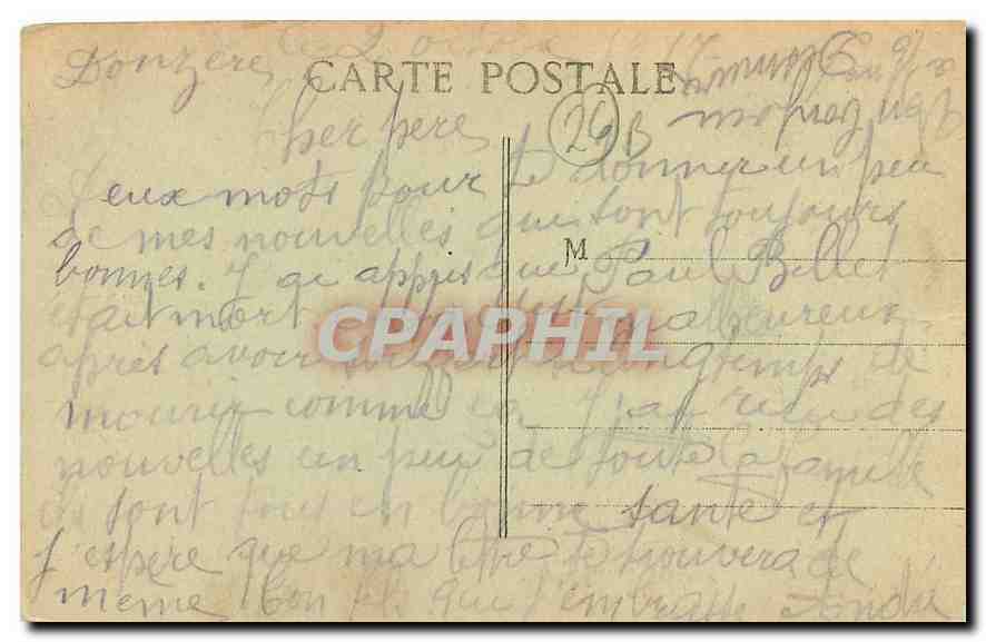 CPA Donzere Drome Vue generale prise de la Gare  — Rückseite