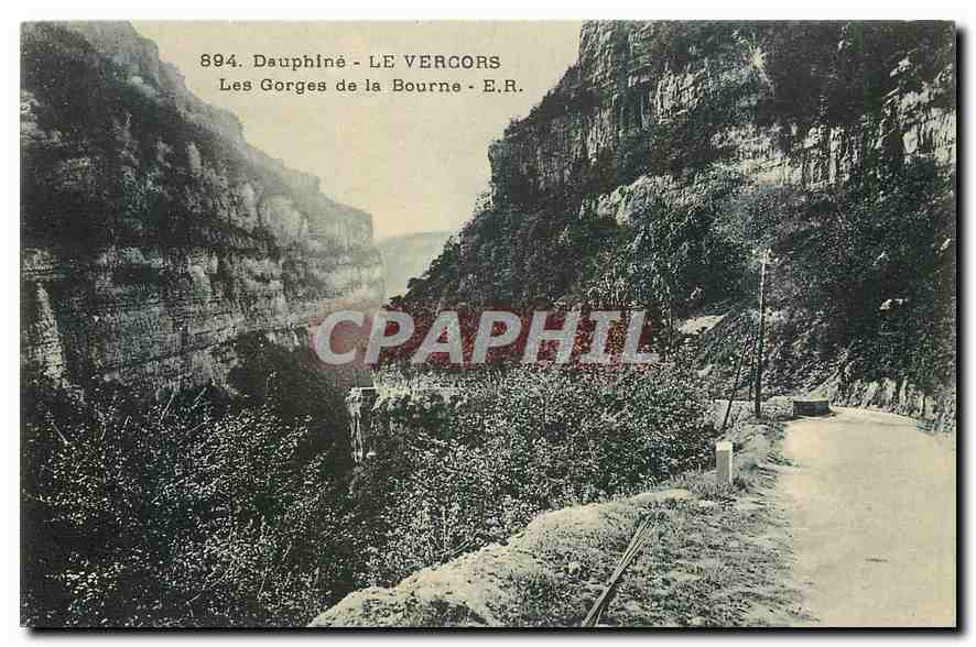 CPA Dauphine Le Vercors Les Gorges de la Bourne 