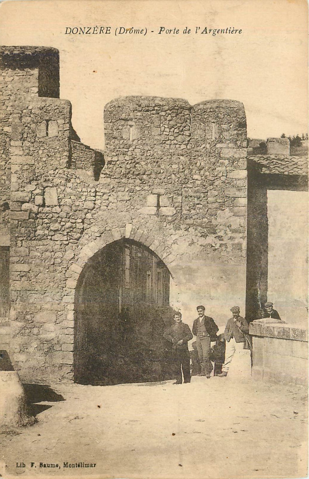 CPA Donzere Drome Porte de l'Argentiere 