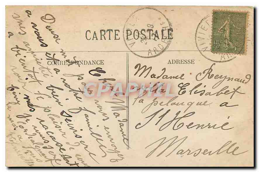 CPA La Drome Illustree Montelimar Jardin public Le Lac  — Rückseite