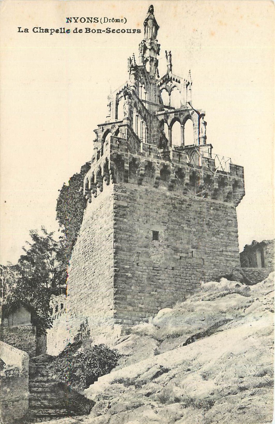 CPA Nyons Drome La Chapelle de Bon Secours 