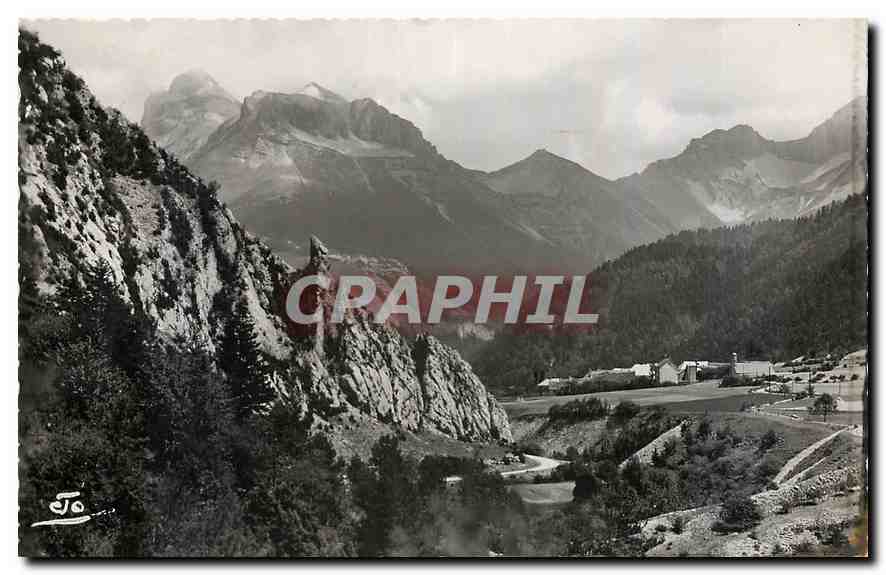 CPM Les Alpes Lus la Croix Haute Hameau de la Jarjatte Grand Ferrand Petit Ferrand Tete du Lauzon 