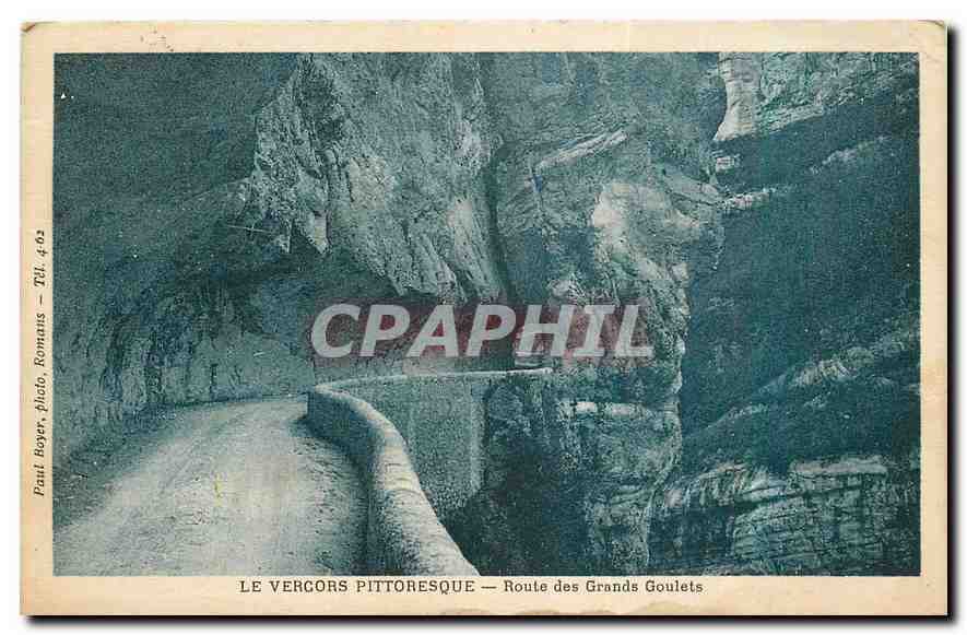CPA Le Vercors Pittoresque Route des Grands Goulets 