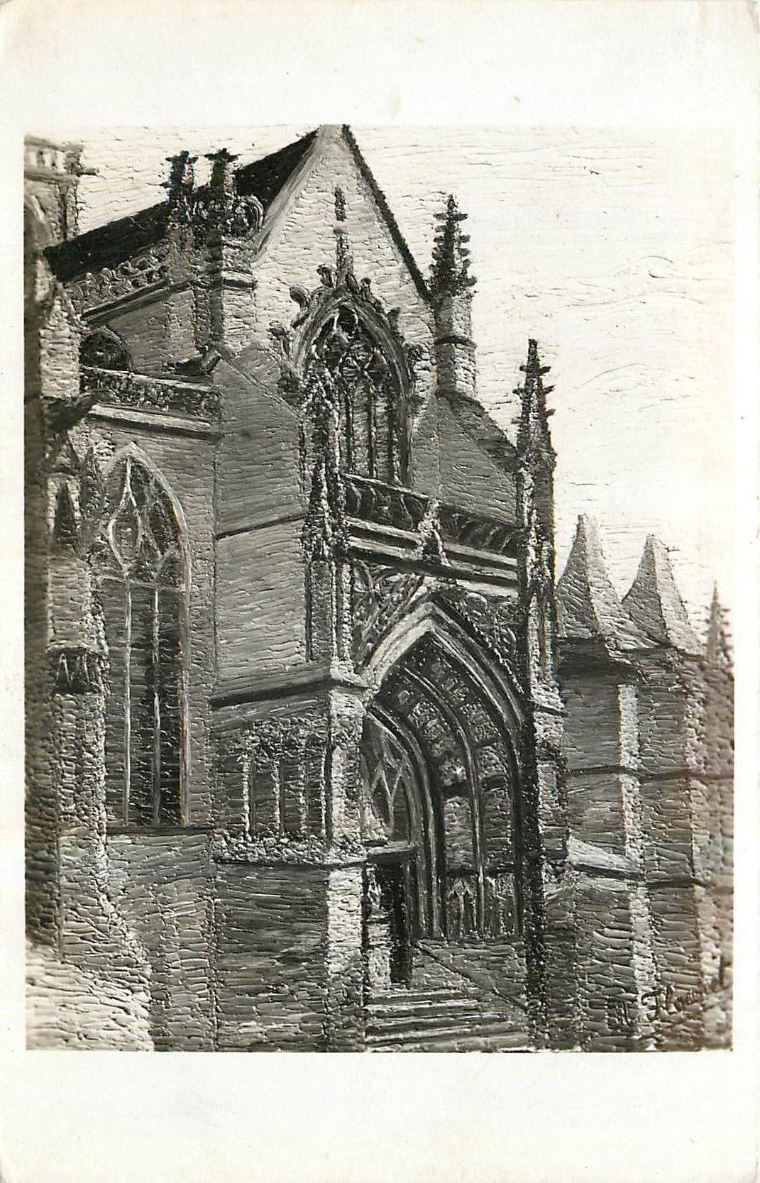 Église de Gisors, Portail Sud — Édition H. Lévy, Gisors