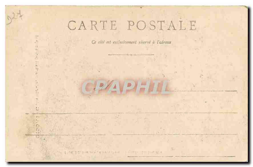 CPA Gisors cathedrale portail principal  — Rückseite