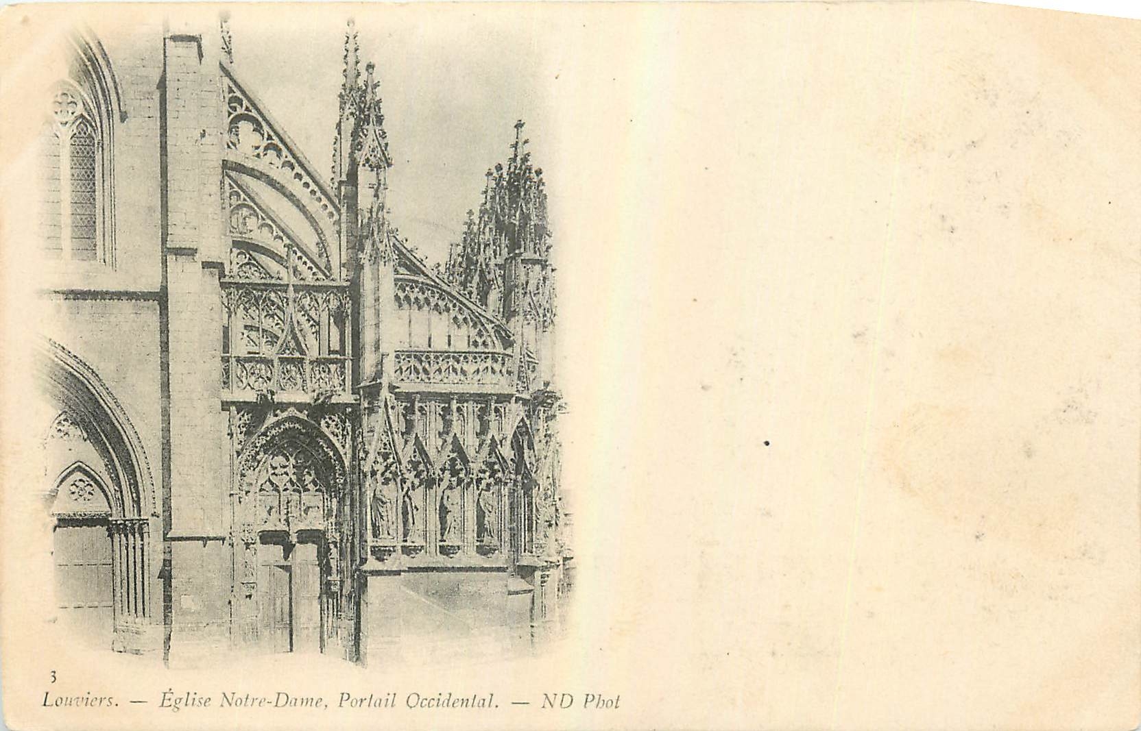 Louvières — Église Notre-Dame, Portail Occidental — ND Phot