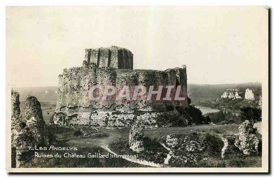CPA Les Andelys Ruines du Chateau Gaillard 