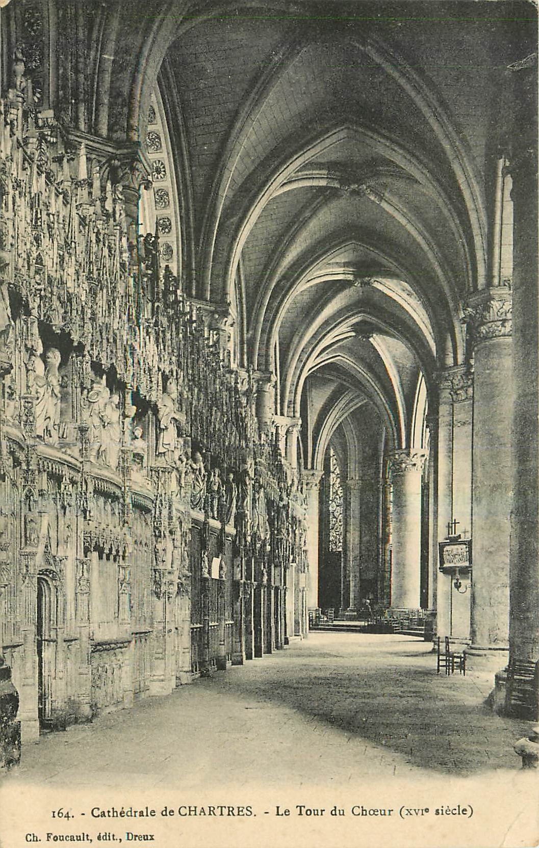 CPA Cathedrale de Chartres Le Tour du Choeur 